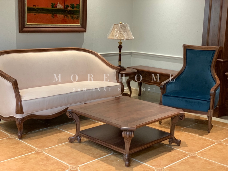 sống.
Thi công nội thất đồ gỗ óc chó với phong cách tân cổ điển sang trọng, tỏa sáng quyền quý của gia chủ và sự thích thú của họ, cùng với những tiện nghi thẩm mỹ cao để tạo nên không gian sống thật thuận tiện.