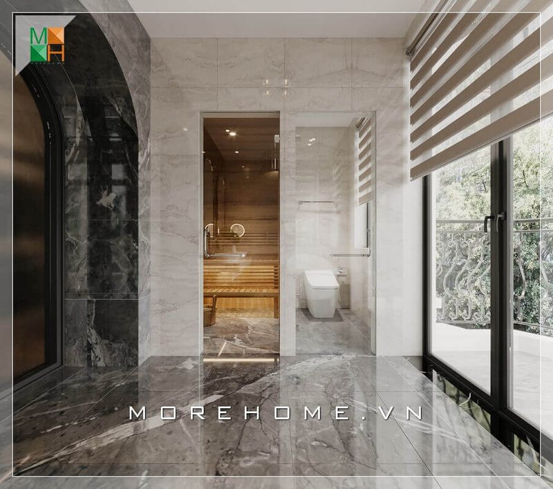 Mẫu thiết kế nội thất phòng tắm kết hợp với nhà vệ sinh là một sự lựa chọn tiện nghi và hiện đại đối với các căn hộ, nhà phố và biệt thự.